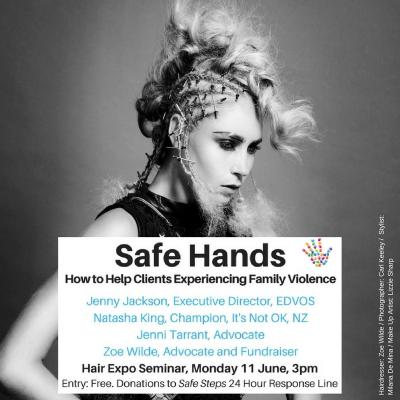 Safe Hands Hair Expo Seminar Family Violence